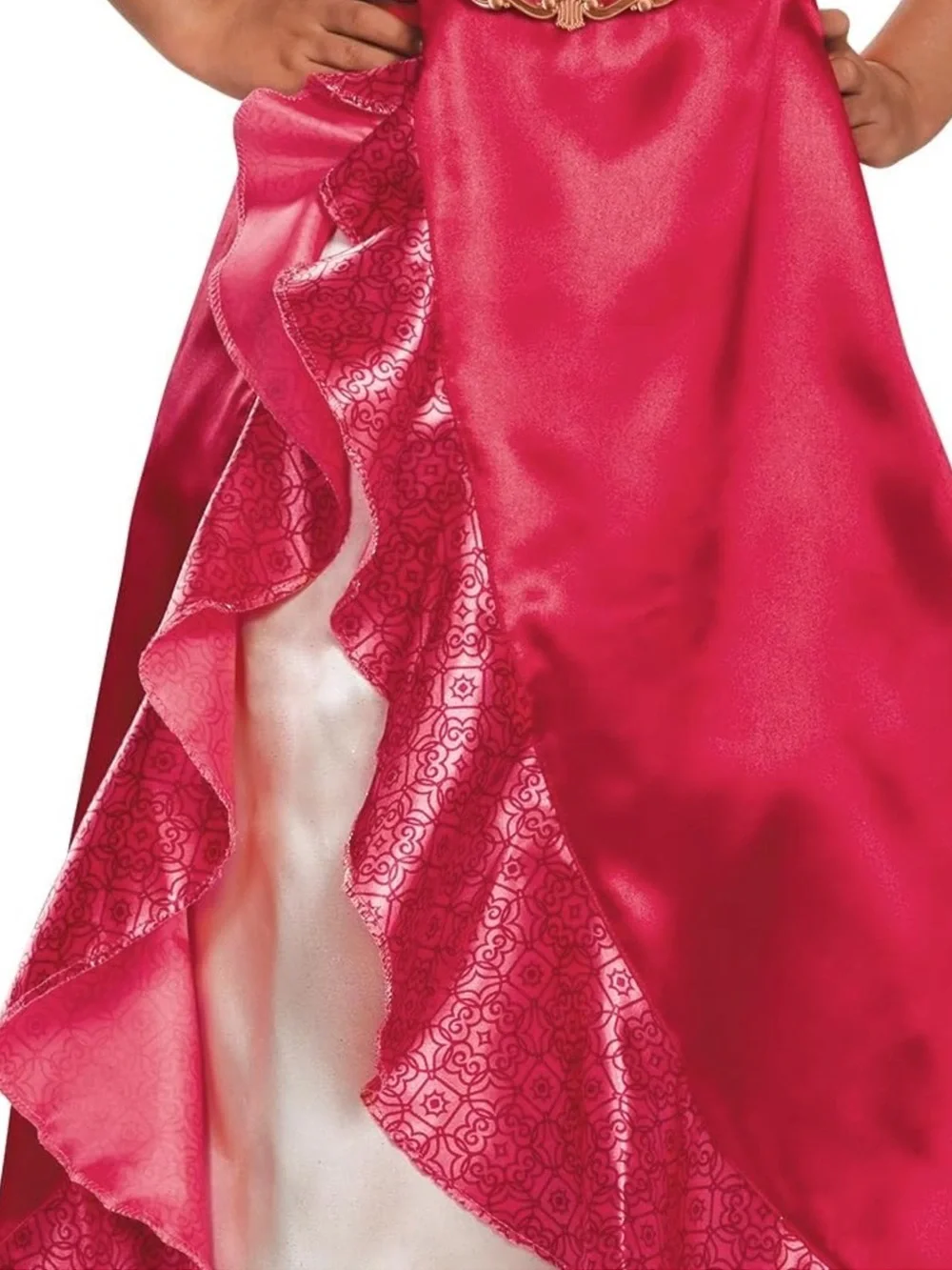 Disney Elena Of Avalor Gown Costume Red Pink Dress Girls 7-8 Medium